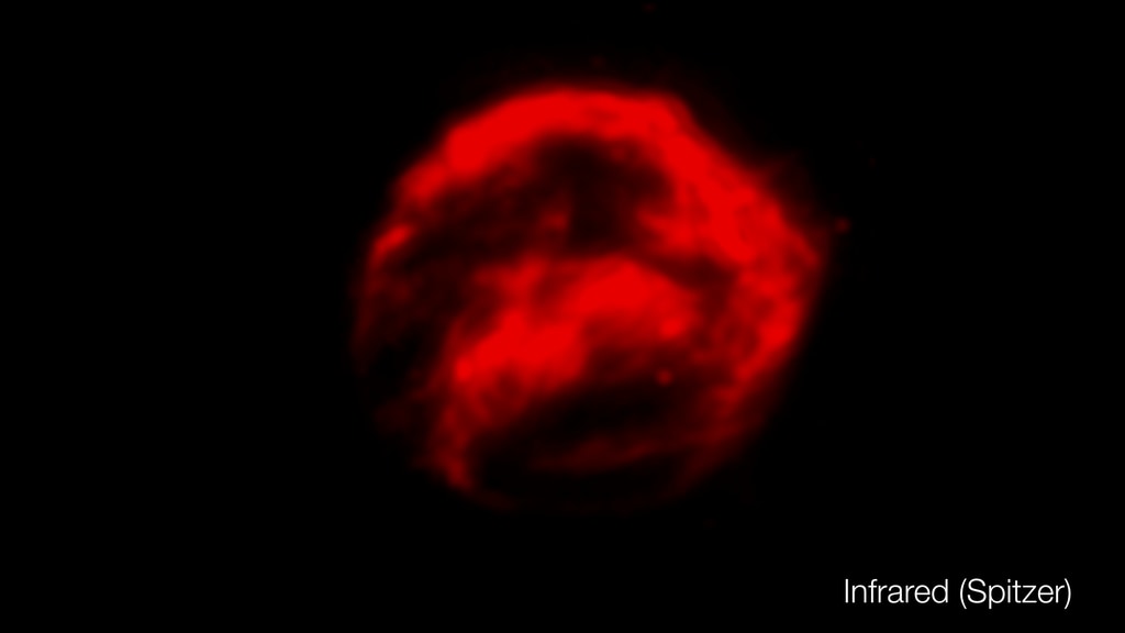 supernova pelo spitzer
