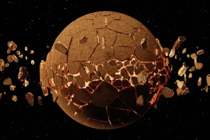 planeta despedaçado